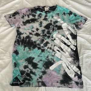 PINK Tie dye T-shirt size XS